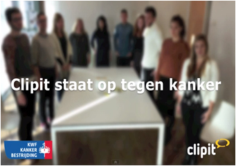 Clipit staat op tegen kanker