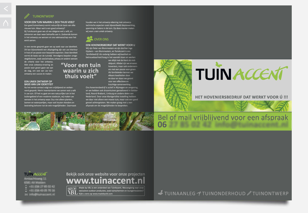Folder Tuinaccent
