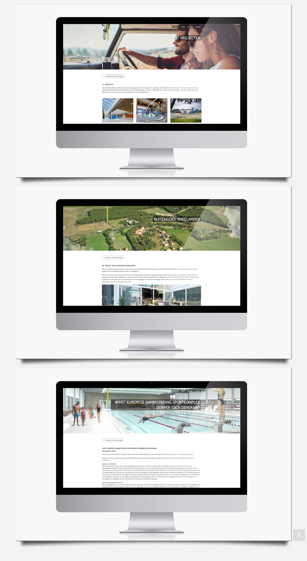 Webdesign K3h architecten