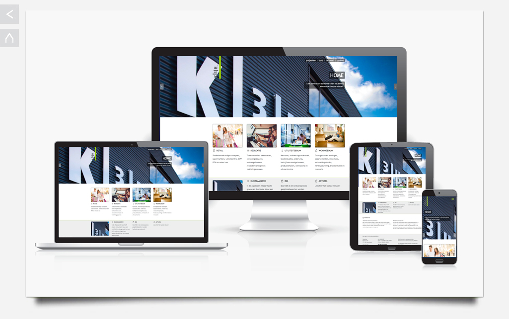 Webdesign K3h architecten